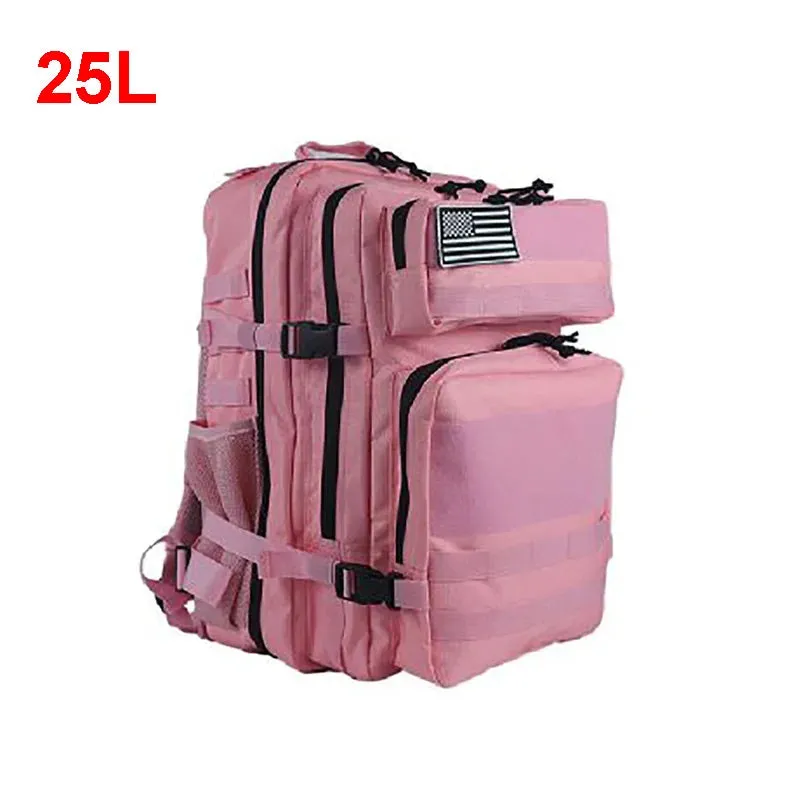 25L 45L Camping Hiking Backpack Tactical Bag Molle Patches Travel 900D Men Women Men Outdoor Ruckdack Shoulder Travel Gym Pack