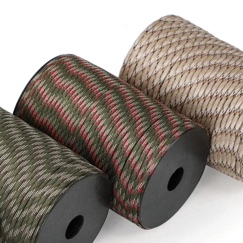 9 Core 100M Military Paracord Rope 4Mm For Survival