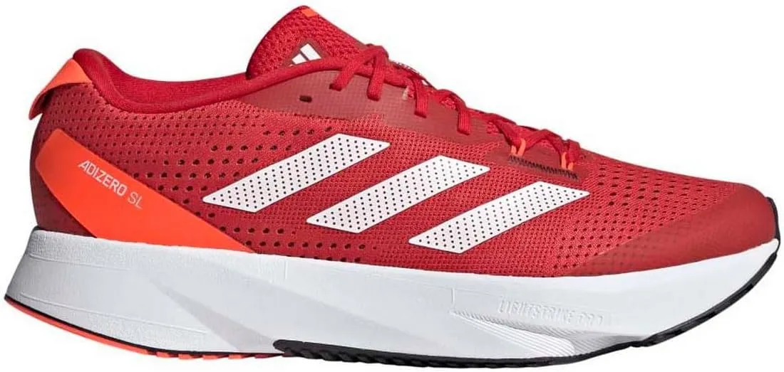 Adidas Adizero Superlight Running Shoes SZ 8 Scarlet | White