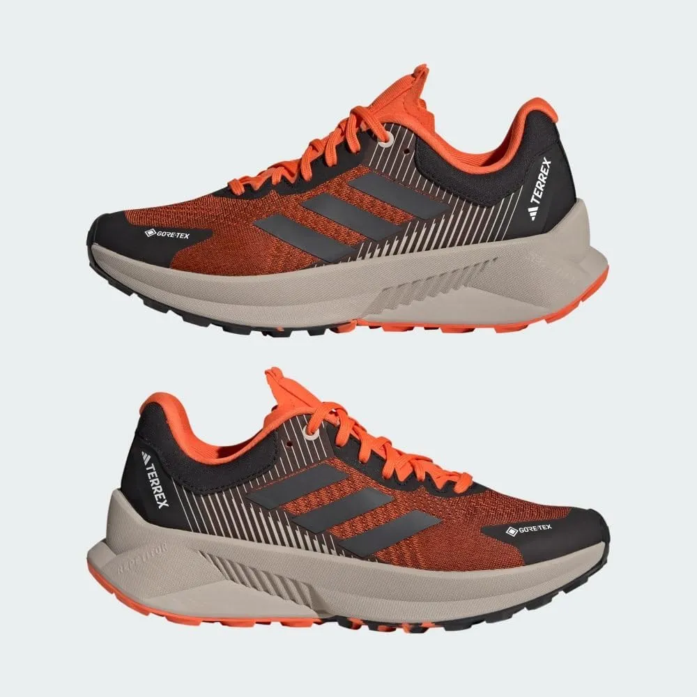 adidas Womens Terrex Soulstride Flow GTX Trail Trail Running Sneakers Shoes - Black