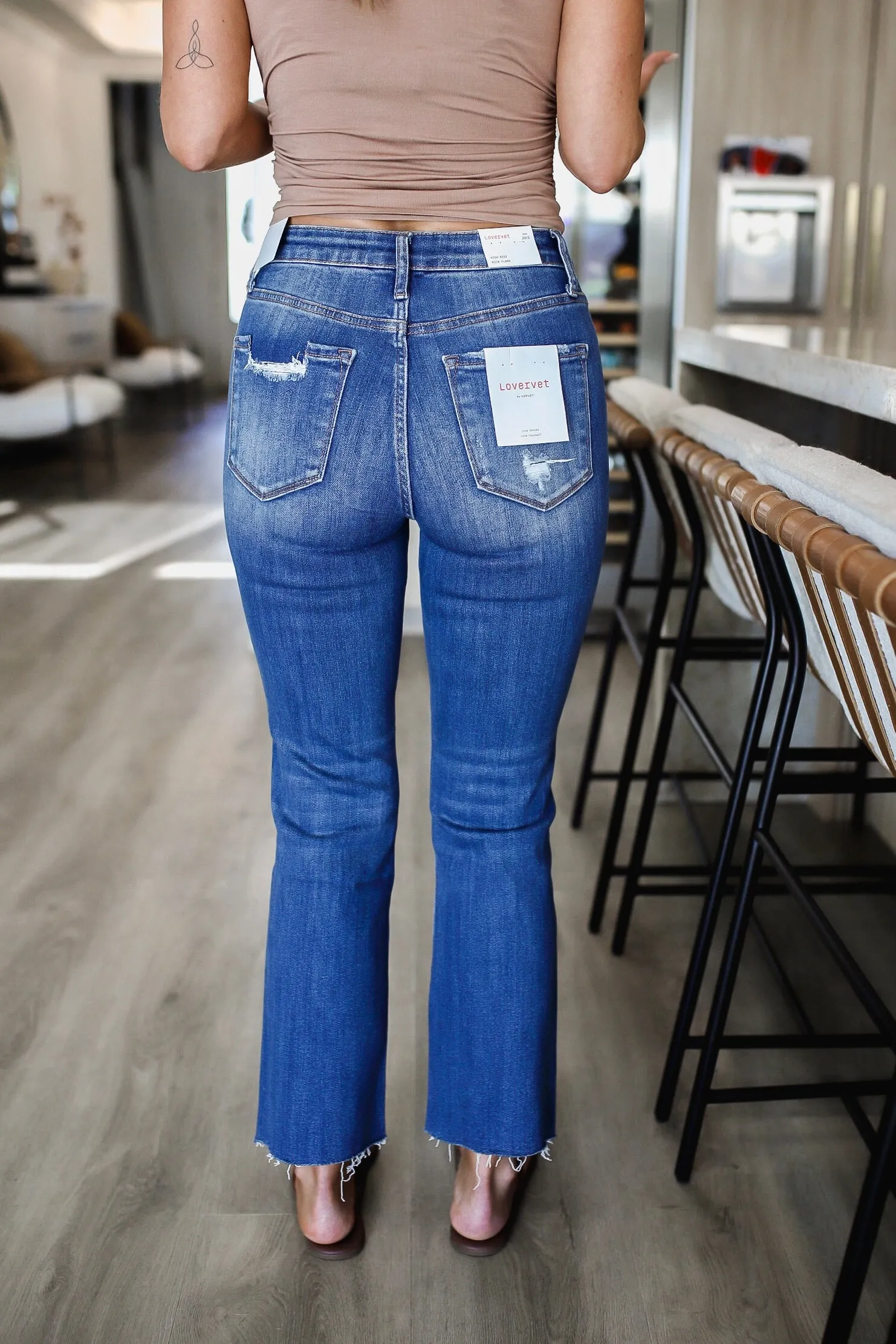 Approachable Kick Flare Jeans Plus/Reg