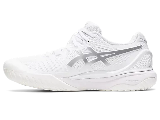 Asics Gel Resolution 9 (White/Pure Silver)