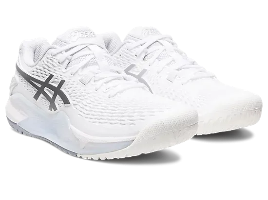 Asics Gel Resolution 9 (White/Pure Silver)