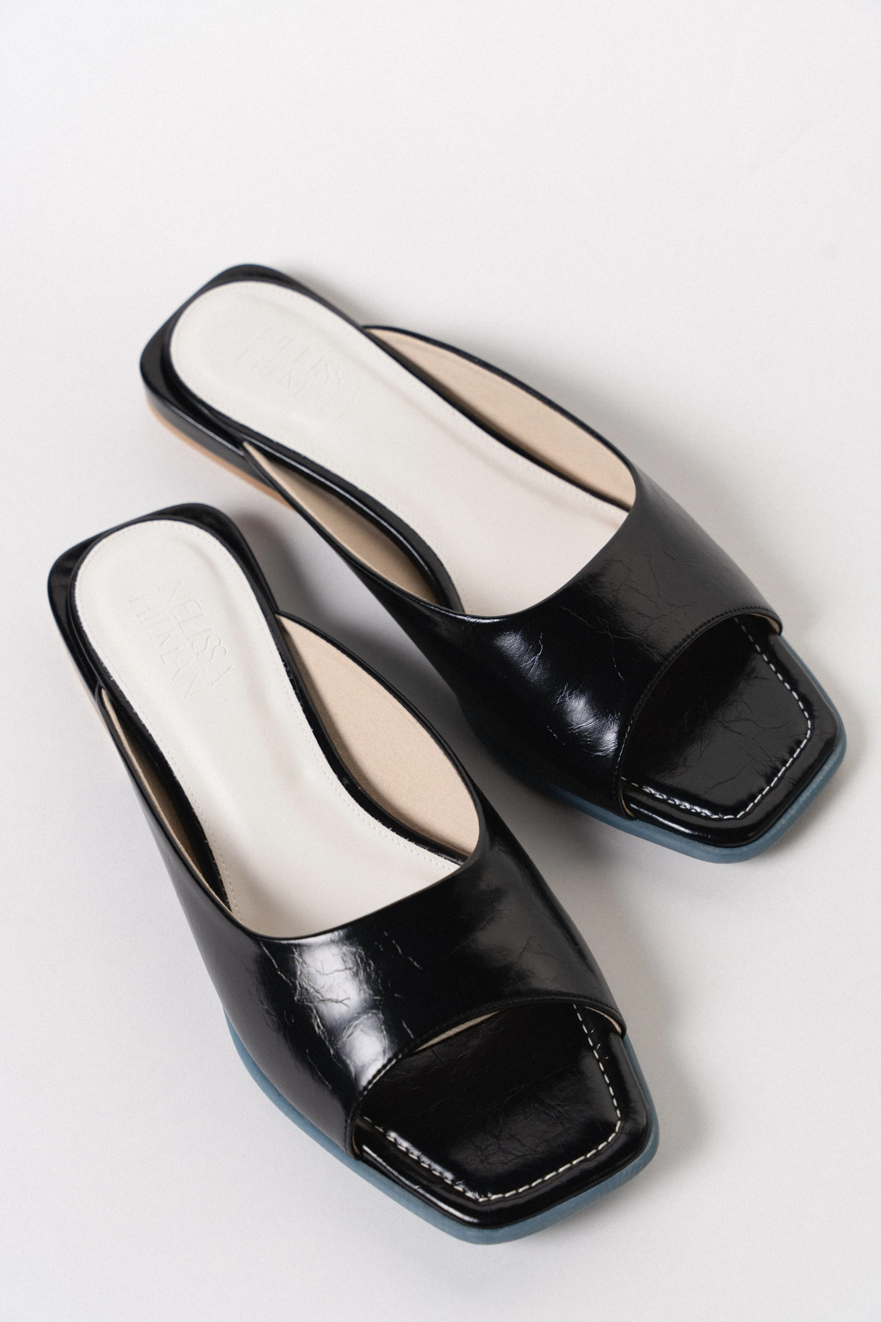 Aurora Flat Mules (Black)