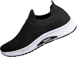 Bamboo Store Men's Slip on Sneakers Wedges Sneakers Slip on Men's Fashion Casual Outdoor Breathable Mens New Sneakers 10