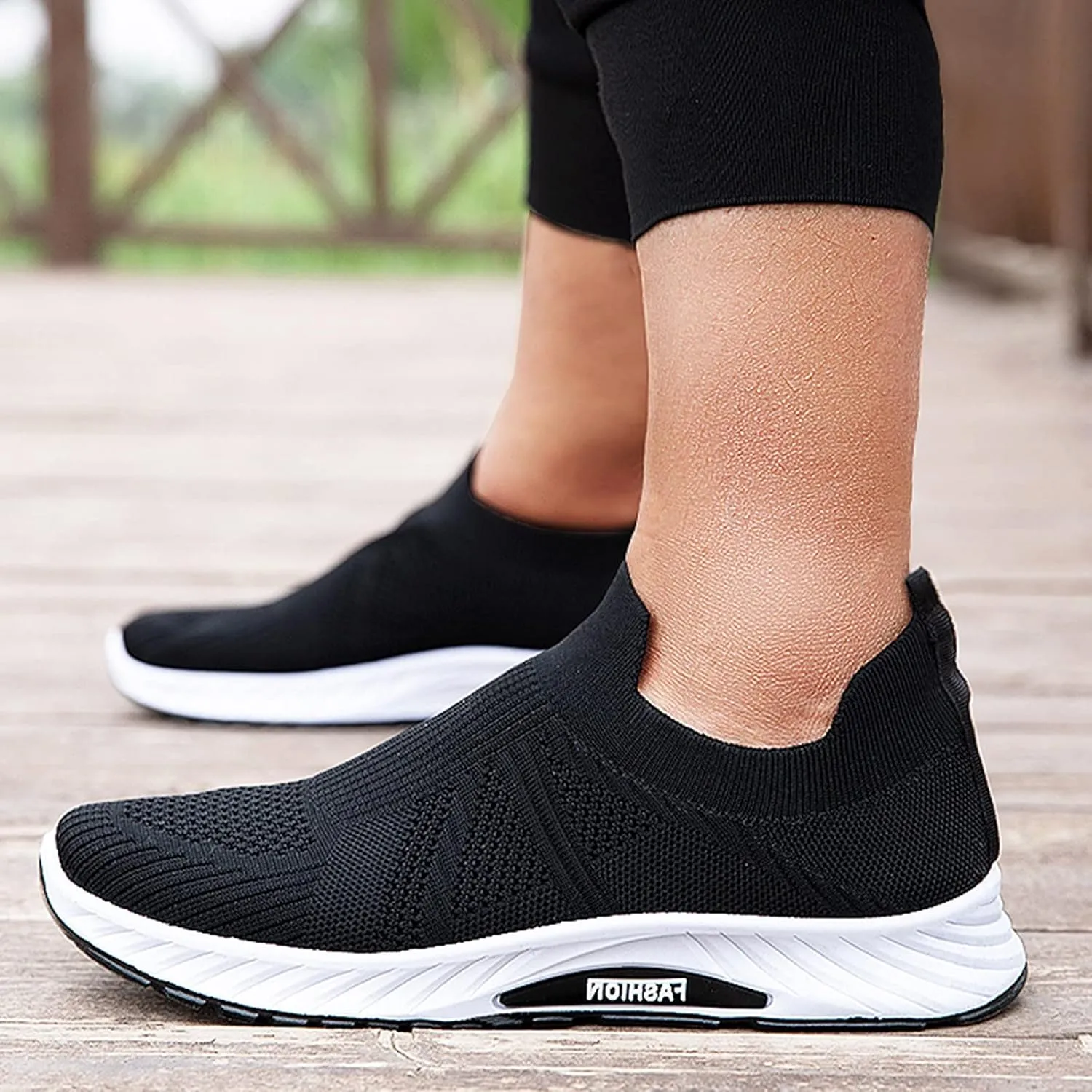 Bamboo Store Men's Slip on Sneakers Wedges Sneakers Slip on Men's Fashion Casual Outdoor Breathable Mens New Sneakers 10