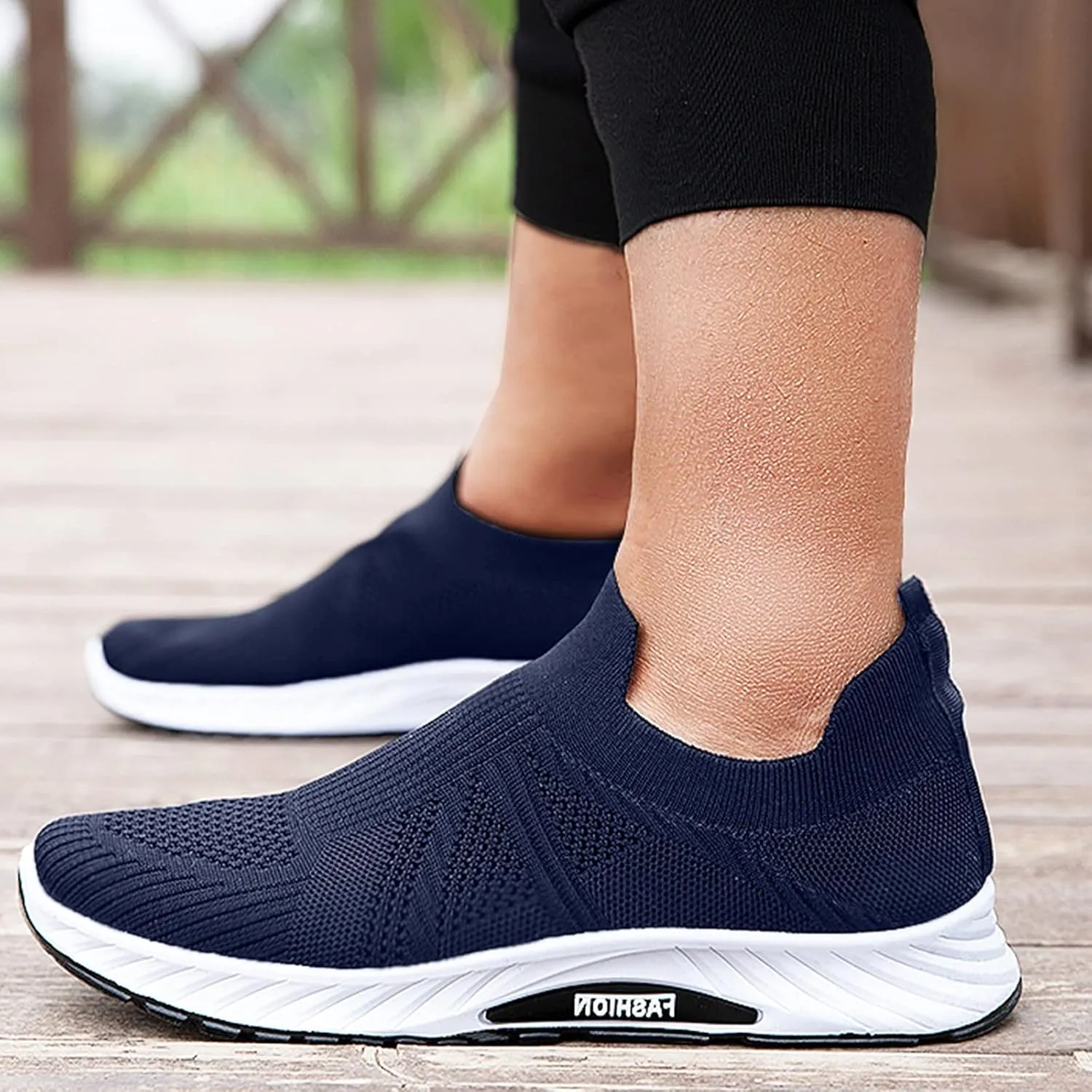 Bamboo Store Men's Slip on Sneakers Wedges Sneakers Slip on Men's Fashion Casual Outdoor Breathable Mens New Sneakers 10