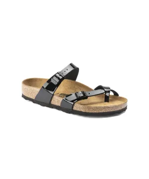 BIRKENSTOCK MAYARI IN BLACK PATENT