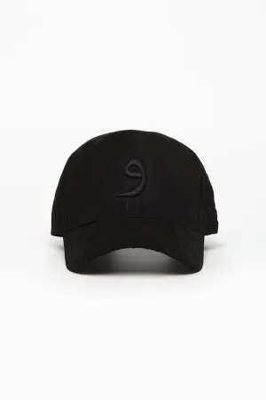 Black Suede Arabic Cap