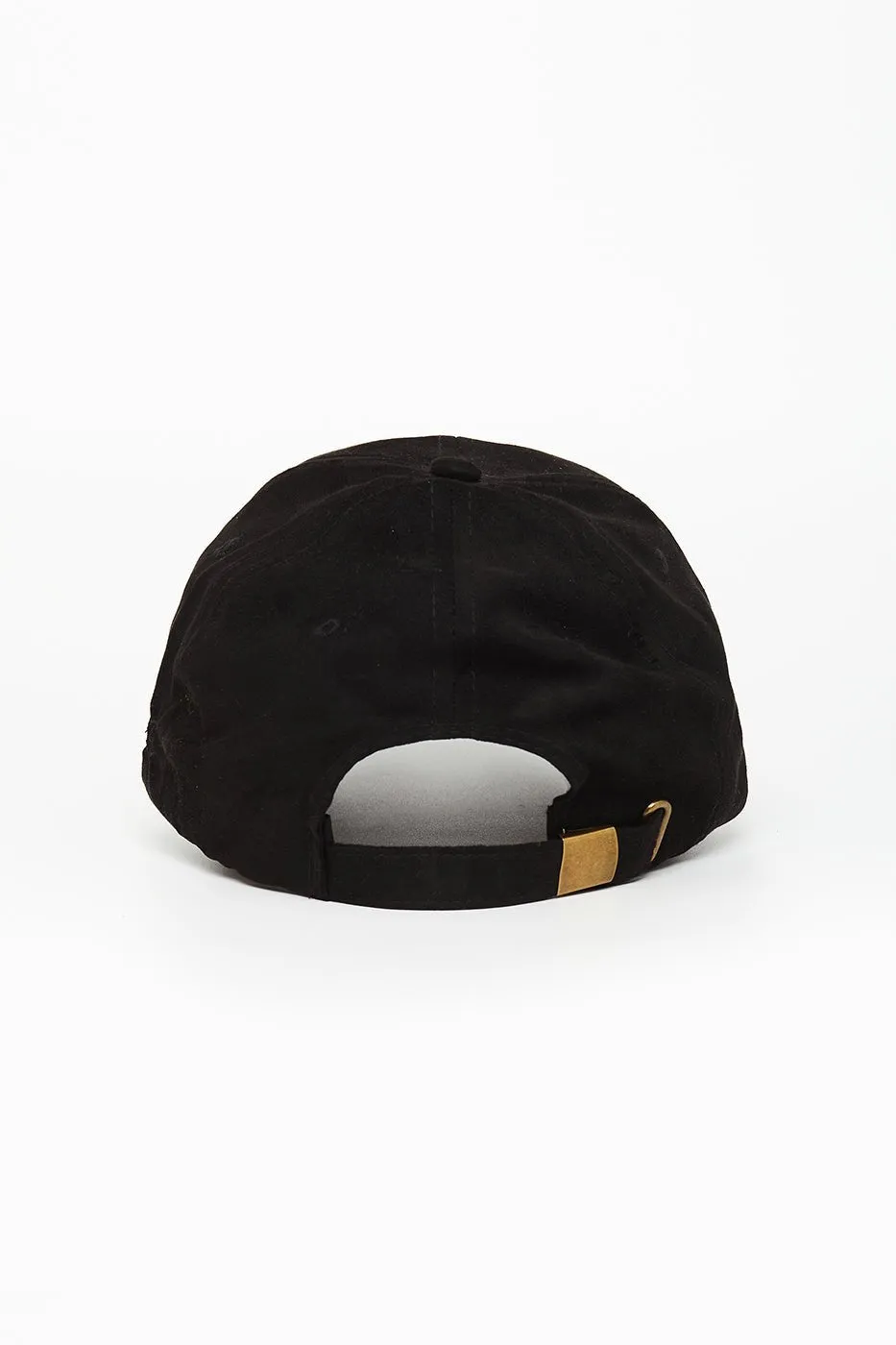 Black Suede Arabic Cap