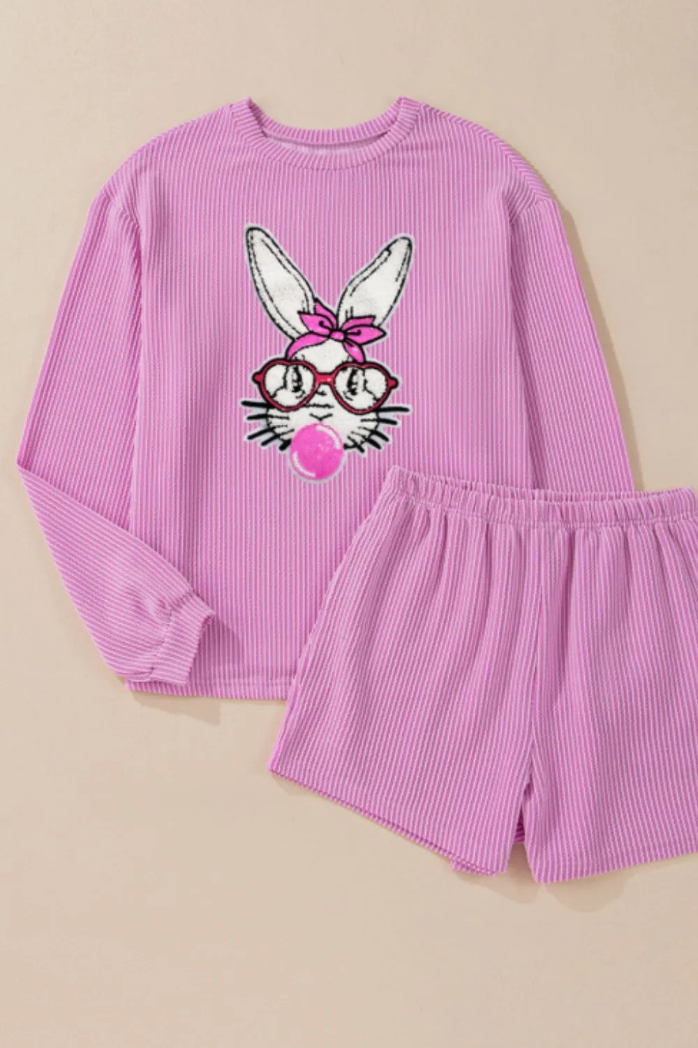 Bubblegum Bunny Sequin Set