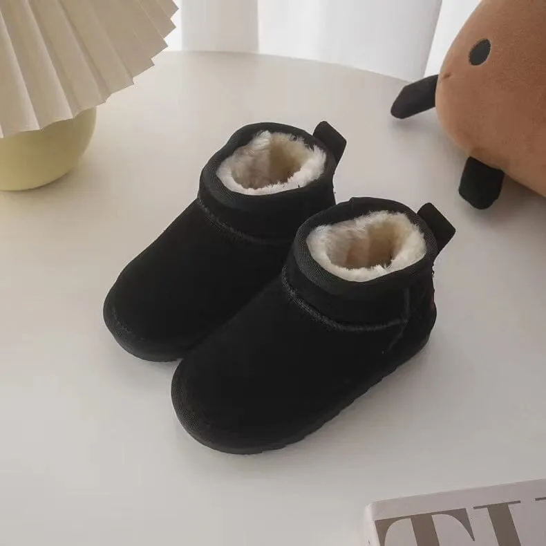 Classic Suede Plush Snow Boots