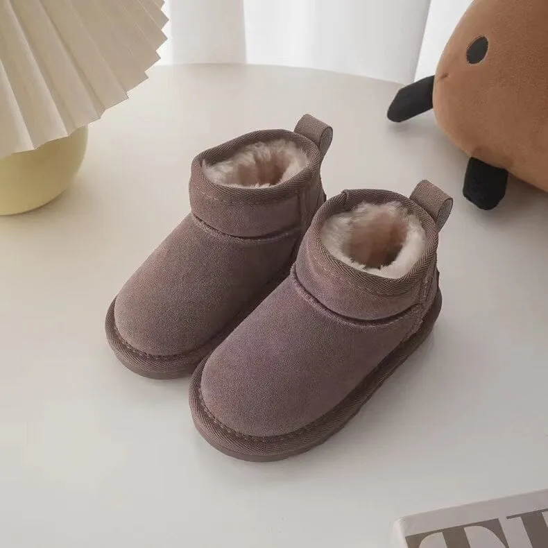 Classic Suede Plush Snow Boots