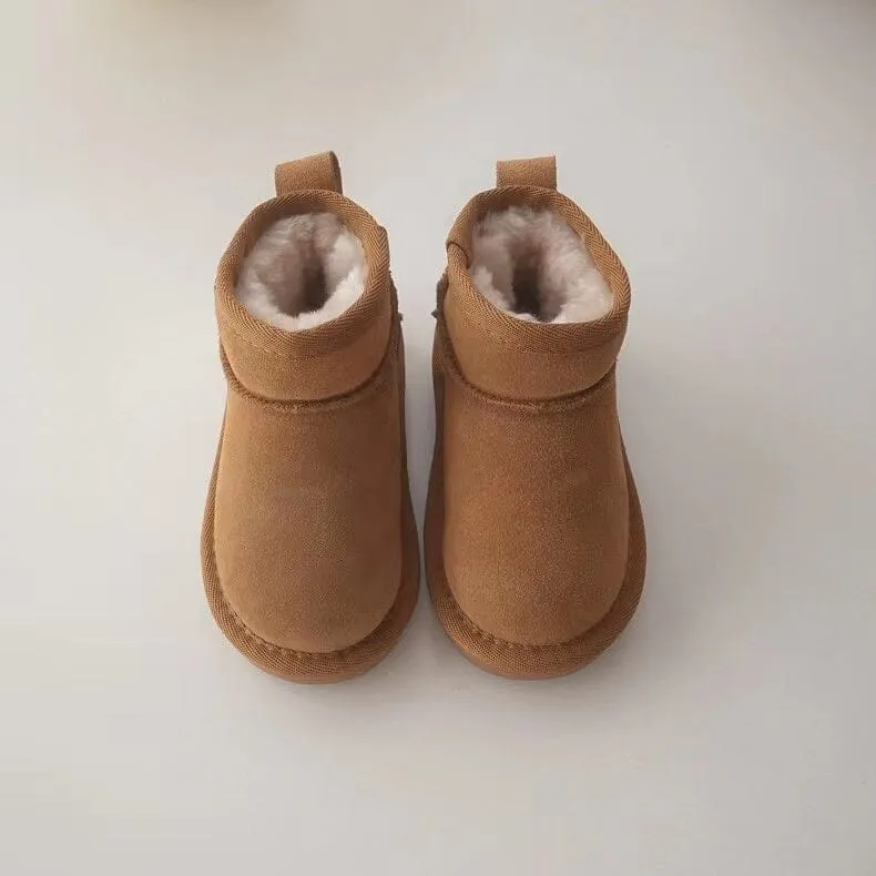 Classic Suede Plush Snow Boots