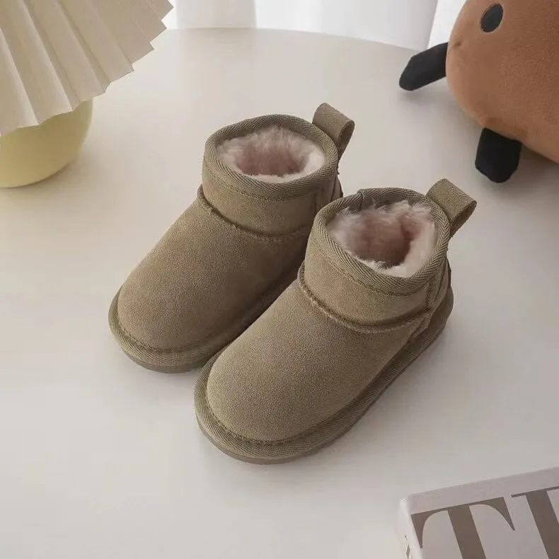 Classic Suede Plush Snow Boots