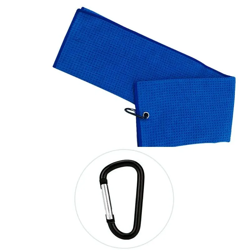 Club Cleaning Brush & Hook Towel Golf Set - Compact & Convenient