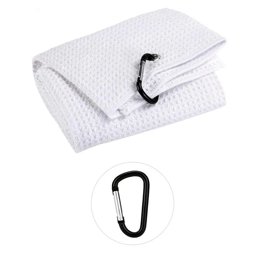 Club Cleaning Brush & Hook Towel Golf Set - Compact & Convenient