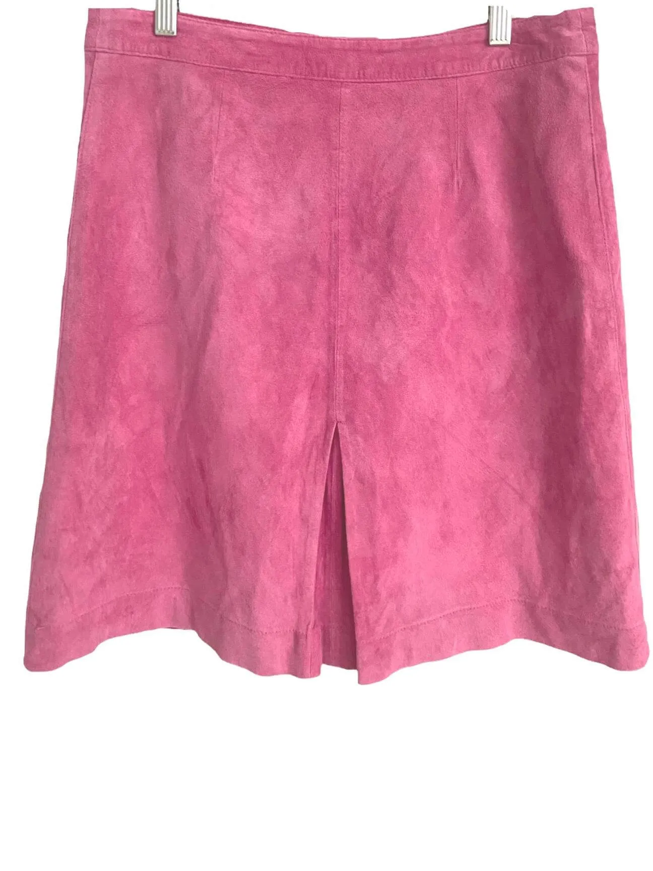 Cool Summer Pink Suede Skirt