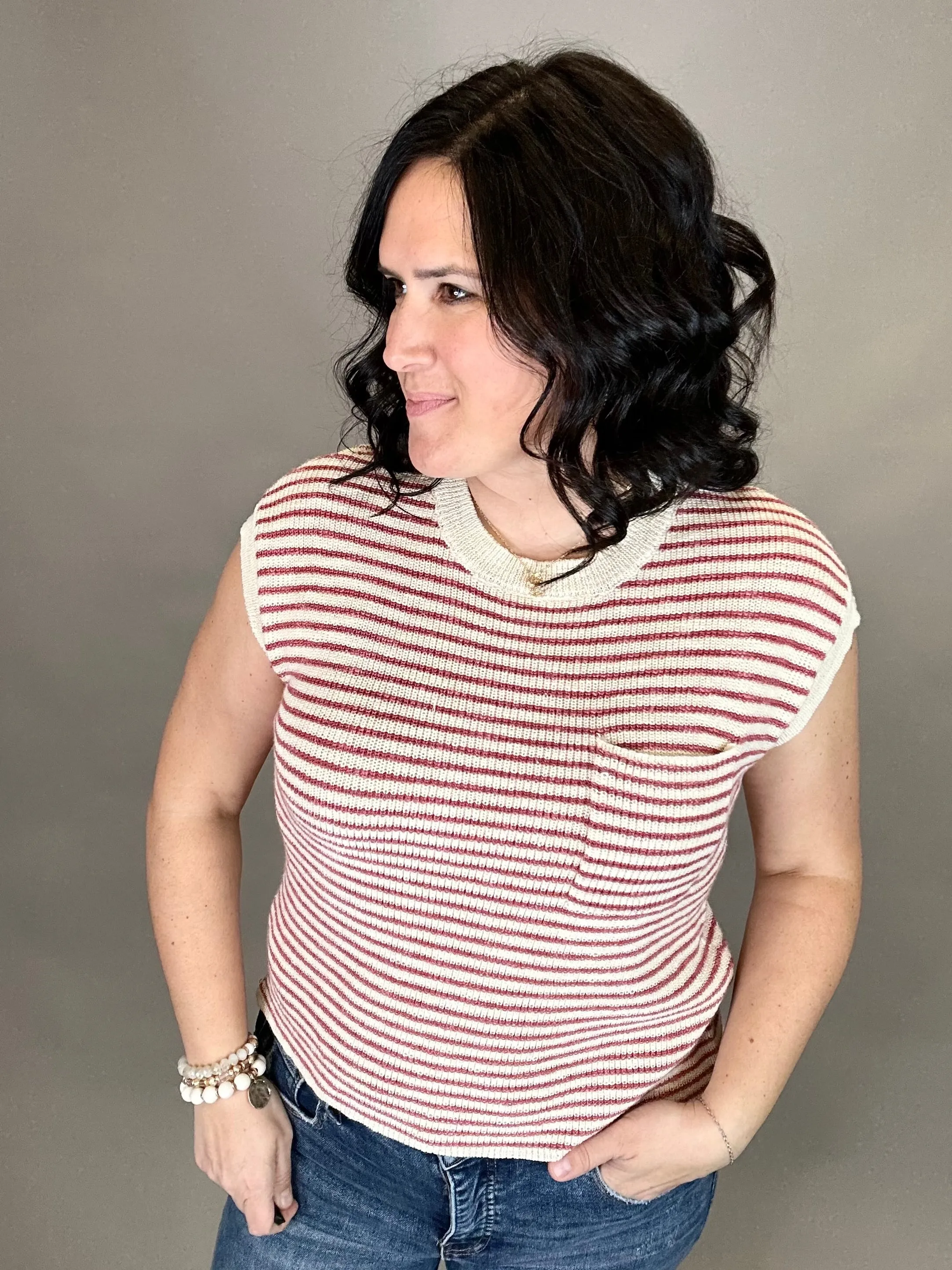 Cream Rose Andie Top