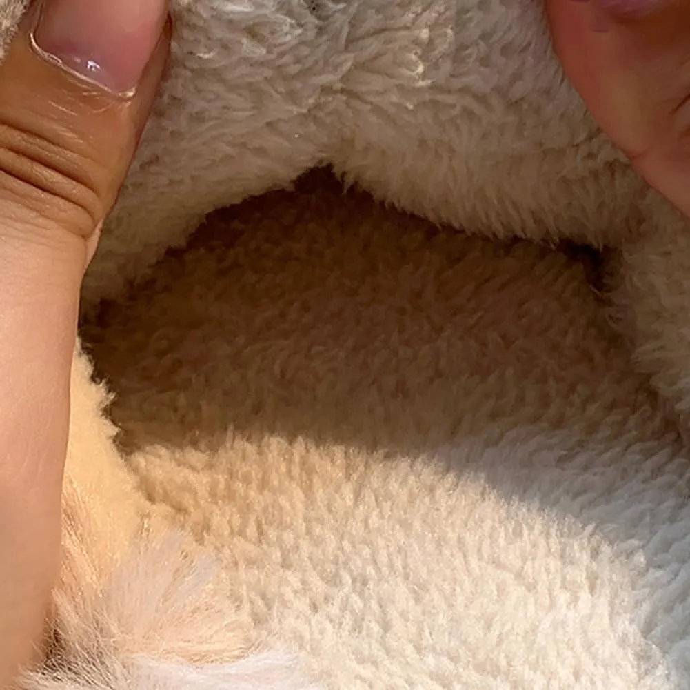 Cute Animal Slippers 3D Cartoon Slippers for Womens Mens Warm Fuzzy Slippers Funny House Slippers Sheep Dogs Cat Pigs Cow Slippers for Indoor Outdoor