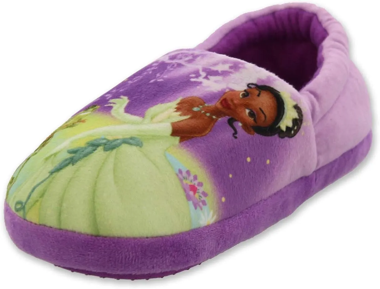 Disney Princess Girls Toddler Plush Aline Slippers