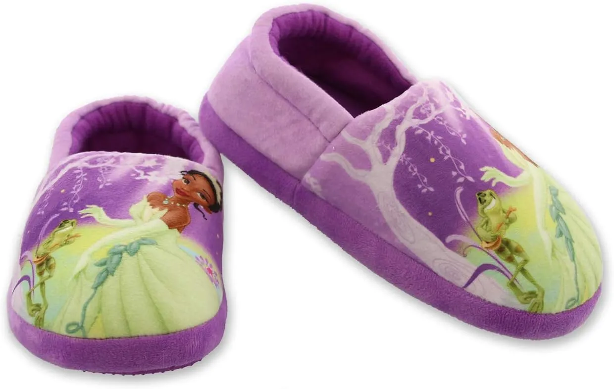Disney Princess Girls Toddler Plush Aline Slippers