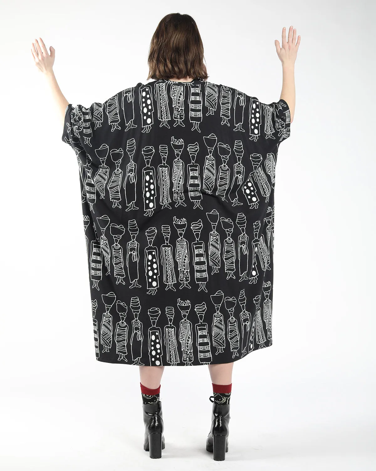 Dupe Boubou Dress - Black