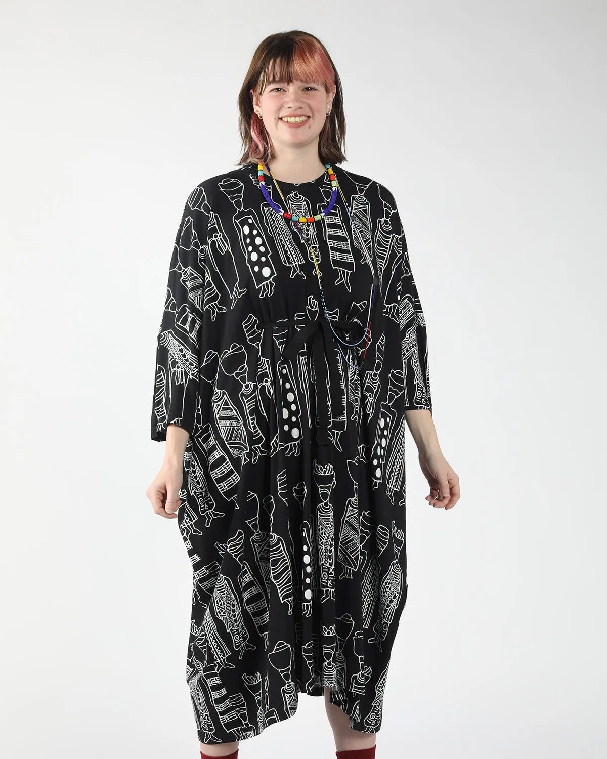 Dupe Boubou Dress - Black