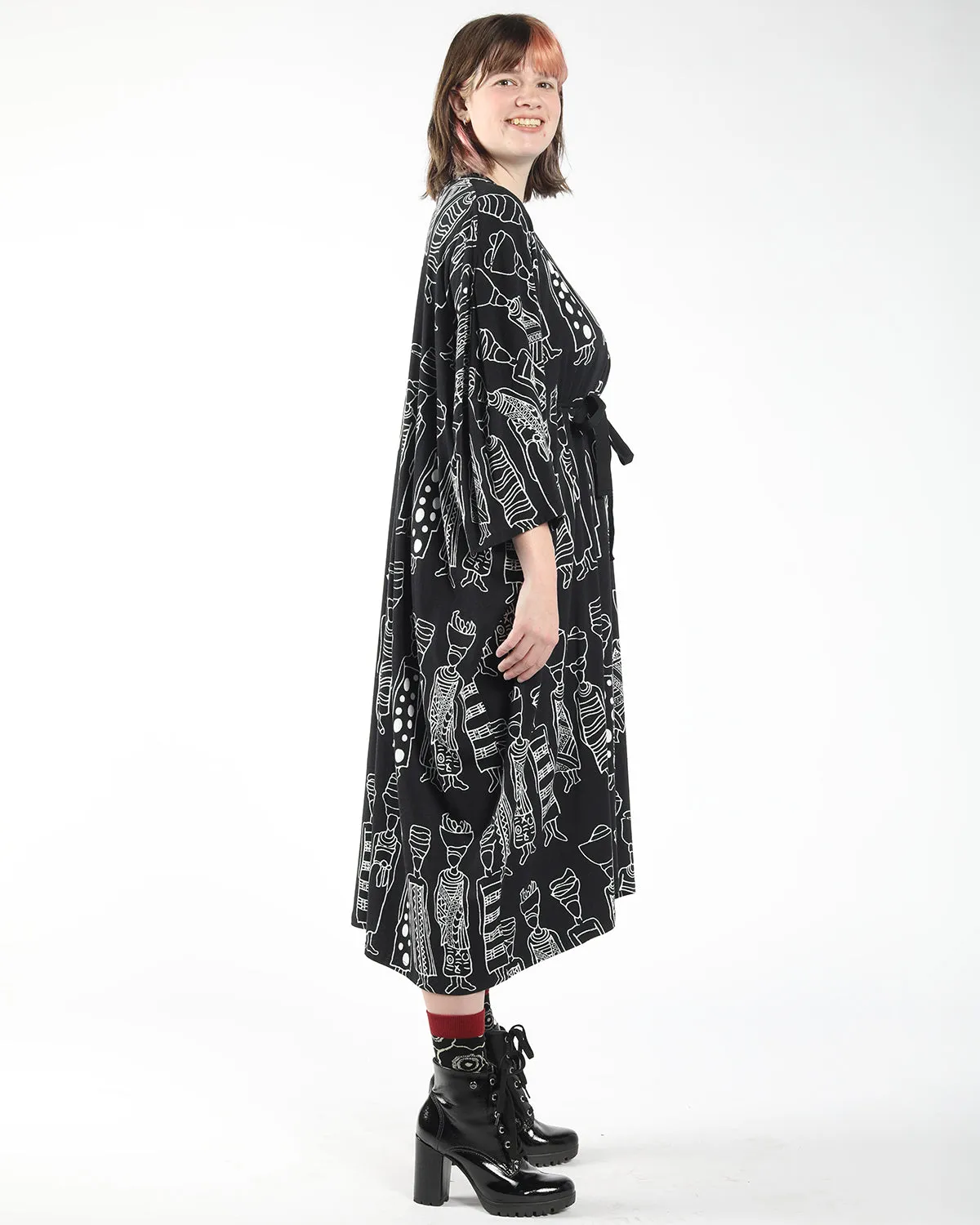 Dupe Boubou Dress - Black