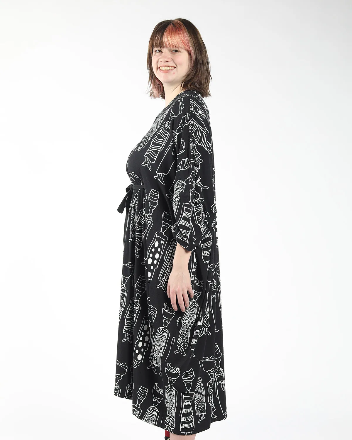 Dupe Boubou Dress - Black
