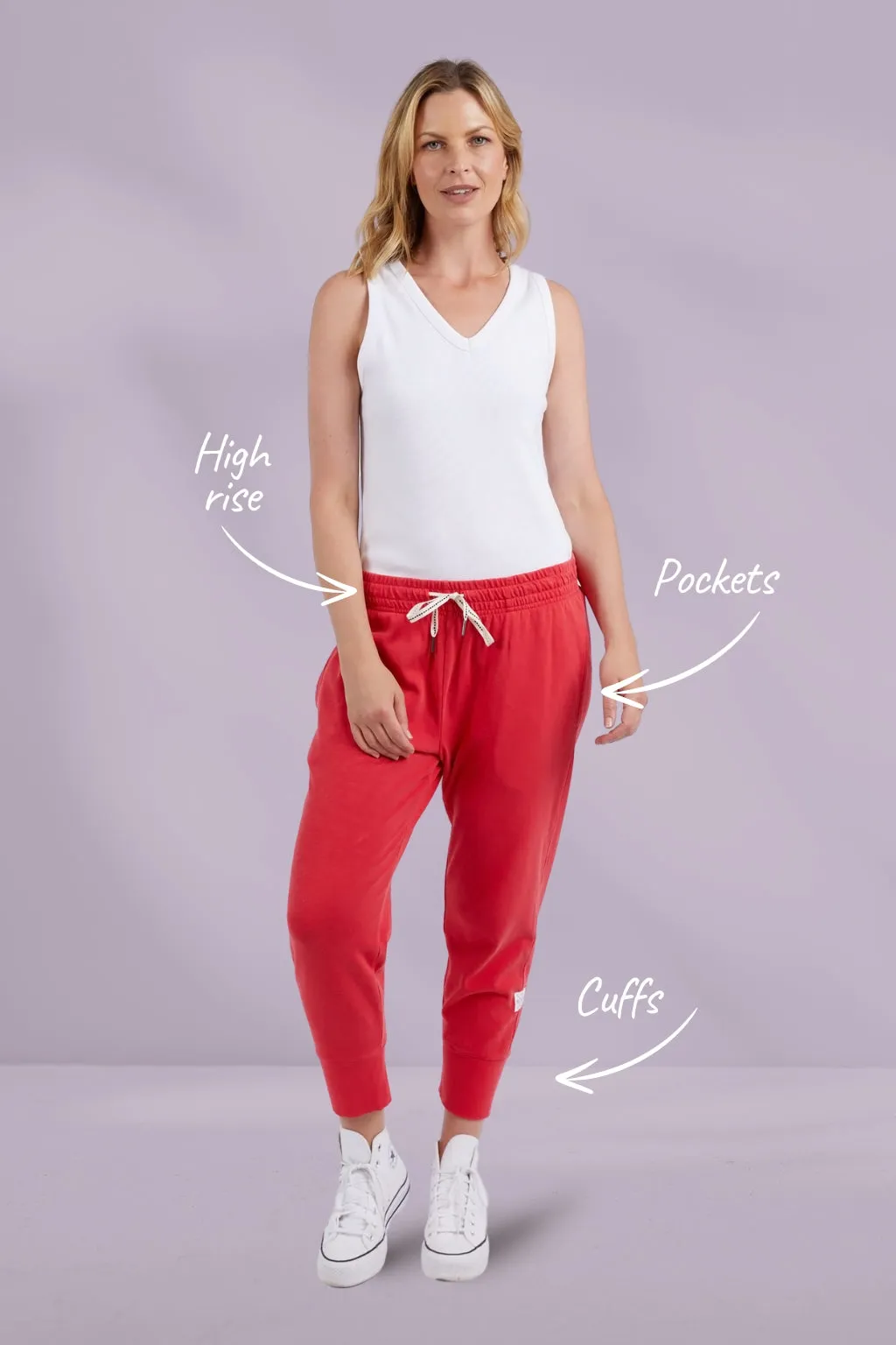 Elm Brunch Pants Bittersweet Red