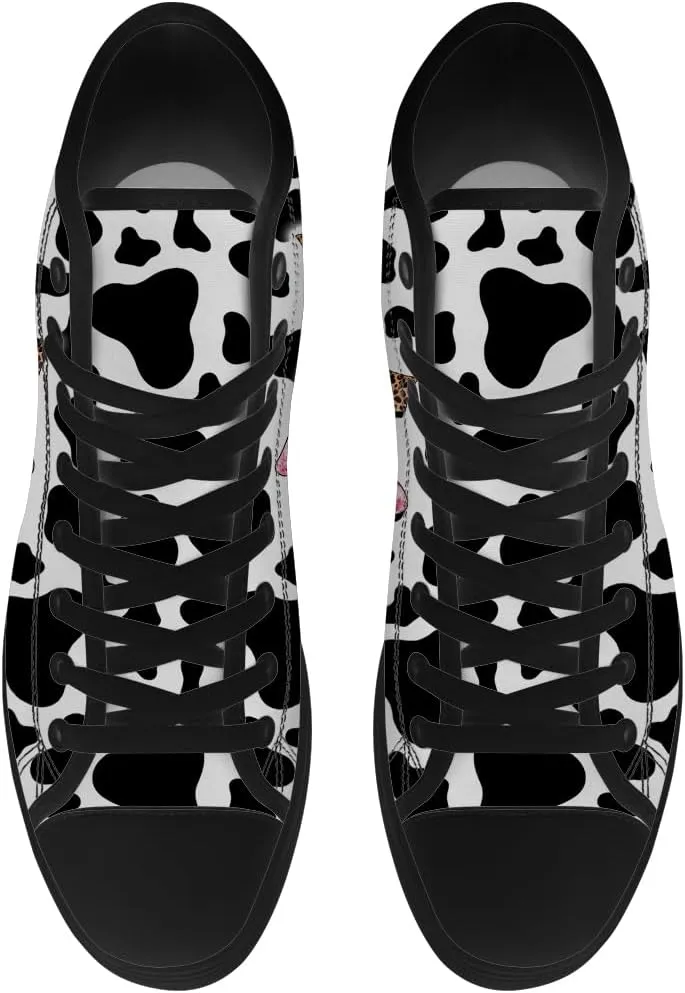 Faith Shoes for Men Women Faith Over Fear High Top Canvas Sneakers Lace Up Casual Walking Shoes Gifts for Dad Mom