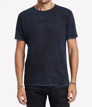 Gould SS Crew Tee in Oiled Blue