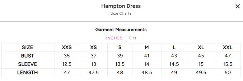 Hampton Dress - Birch