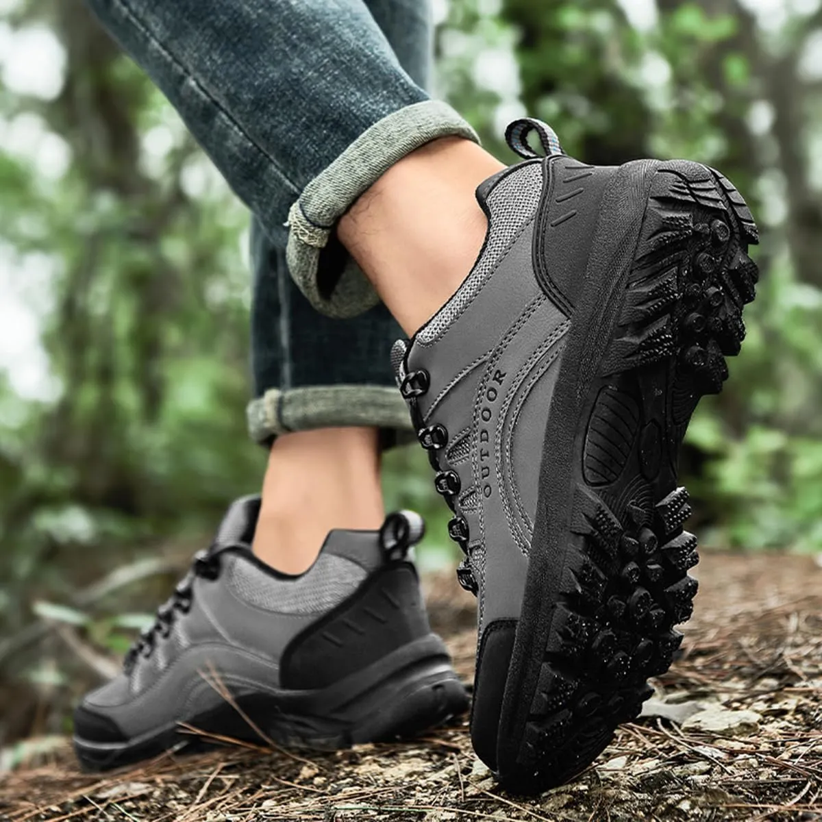 Hiking Shoes Mens Waterproof Mountain Trekking Shoes Men Breathable Walking Shoes Outdoor Sports Running Camping Climbing