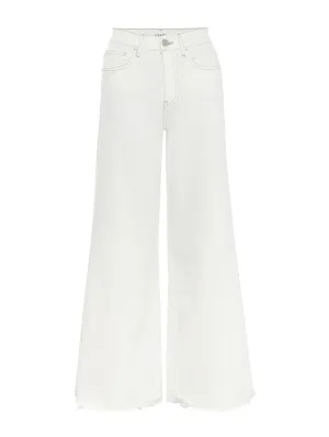 Le Palazzo Crop Raw Fray Jean - Au Natural Clean Chew