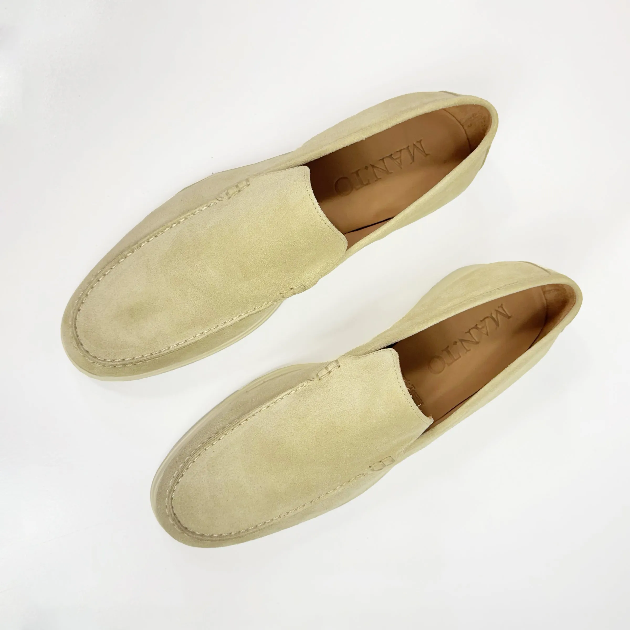 Manovie Toscane Lorenzo Italian Suede Loafer