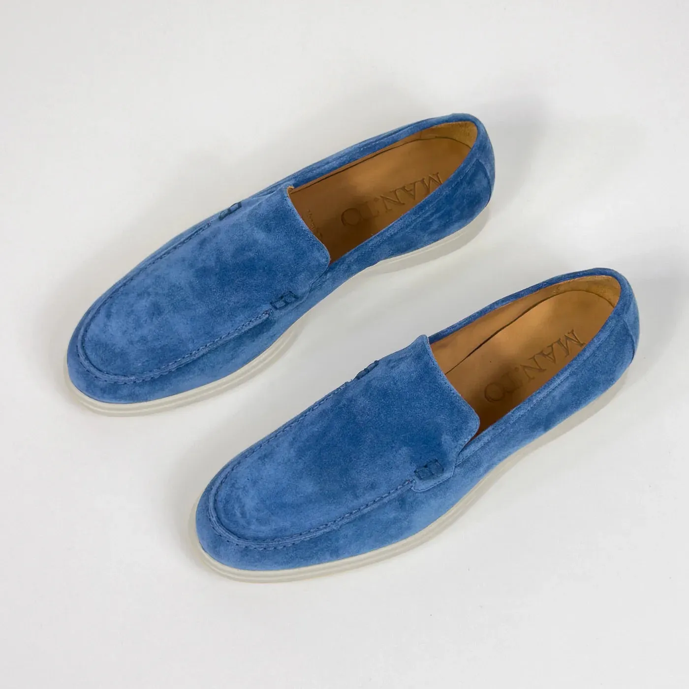 Manovie Toscane Lorenzo Italian Suede Loafer