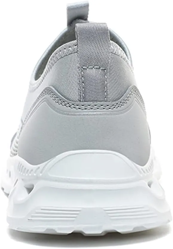 Men's Hollow Mesh Sports Shoes Fashion Breathable Beach Shoes Comfortable Non Slip Soft Flat Elderly Shoe