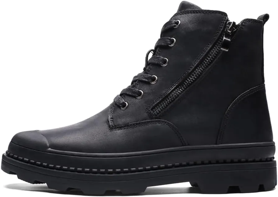 Men's Outdoor Waterproof Hiking Working Boot Non-Slip Hiking Shoes Winter Warm Snow Boots