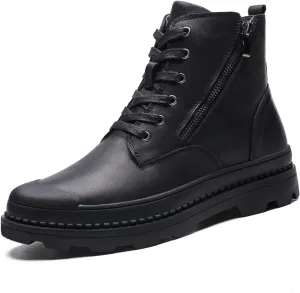Men's Outdoor Waterproof Hiking Working Boot Non-Slip Hiking Shoes Winter Warm Snow Boots