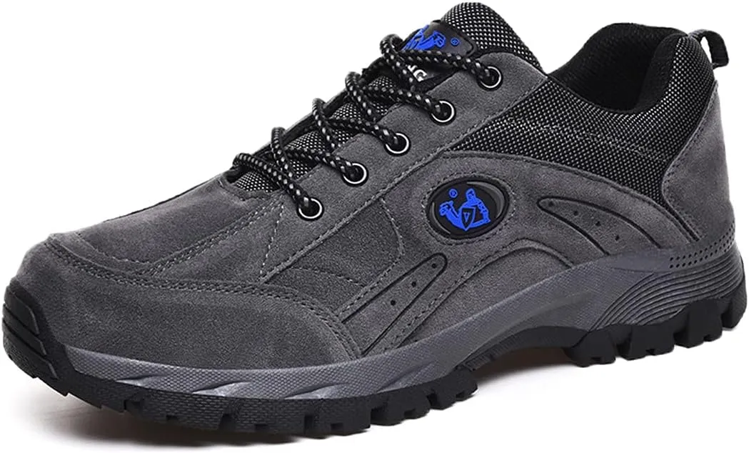 Mens Walking Waterproof Boots Trekking Shoes Lightweight Vent Breathable Hiking Shoes