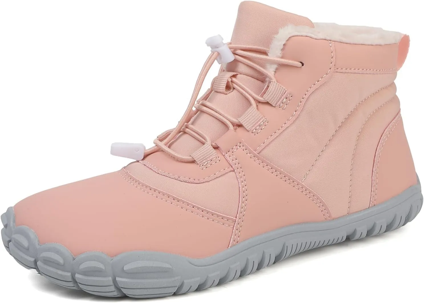 Men's Women's Winter Hiking Boots 2025 Slip On Warm Snow Boots Waterproof Wide Toe Ankle Booties Non Slip Hike Shoes Women for Hiking Walking Outdoor Unisex
