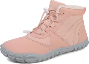 Men's Women's Winter Hiking Boots 2025 Slip On Warm Snow Boots Waterproof Wide Toe Ankle Booties Non Slip Hike Shoes Women for Hiking Walking Outdoor Unisex