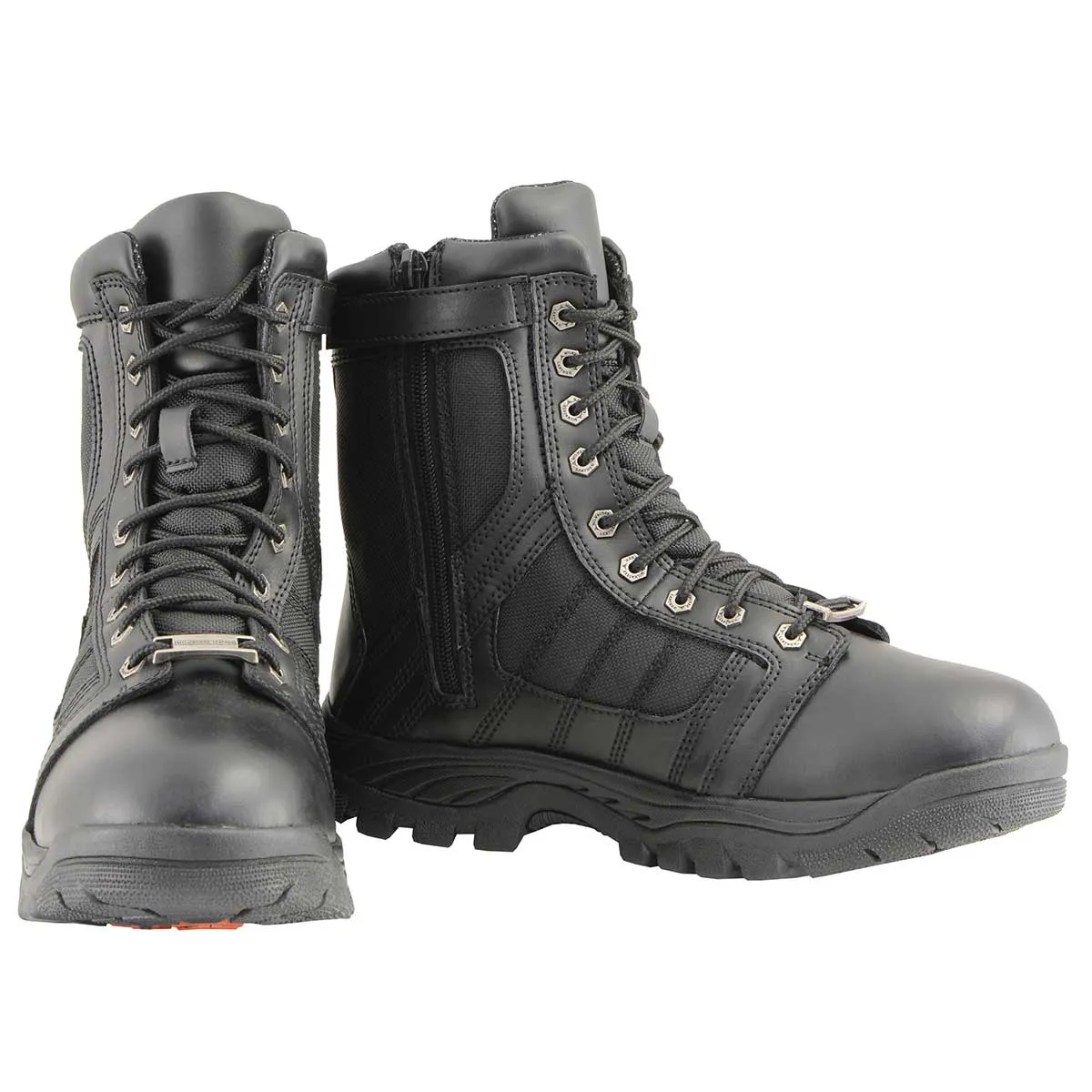 Milwaukee Leather MBM9130WP Mens Black Lace-Up Waterproof Work Boots