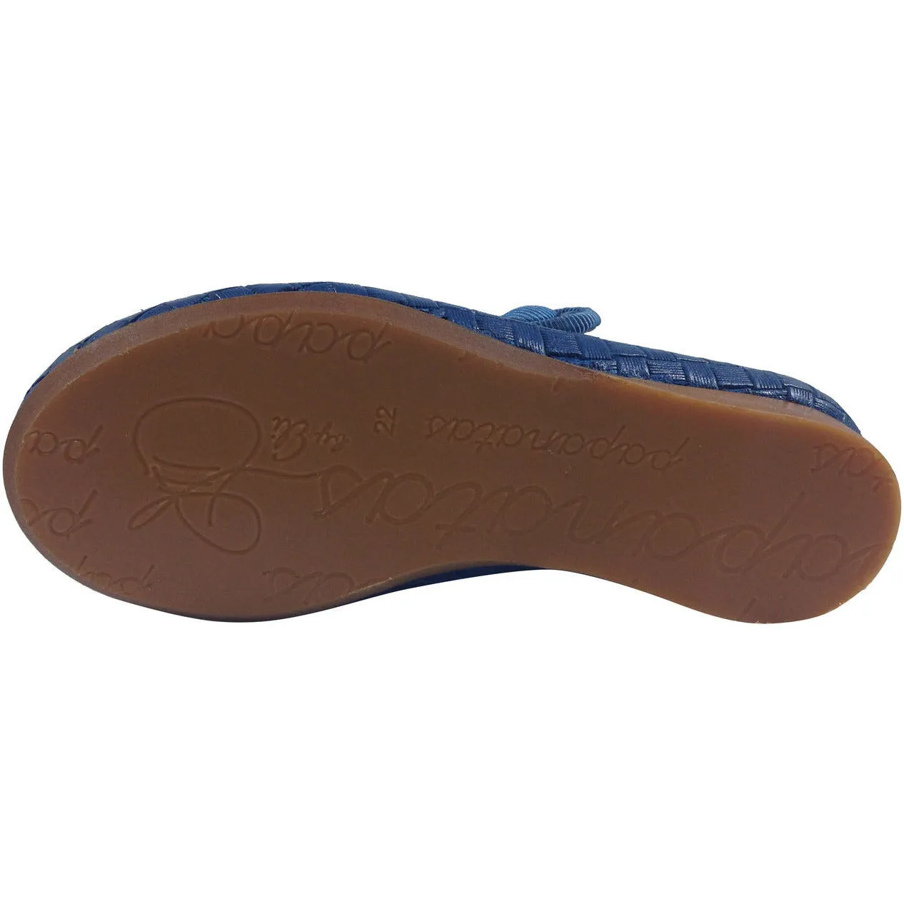 Papanatas by Eli Girl's Blue Cloe Mary Jane Flats