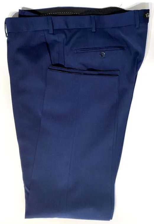 PER MID BLUE SUIT TROUSERS