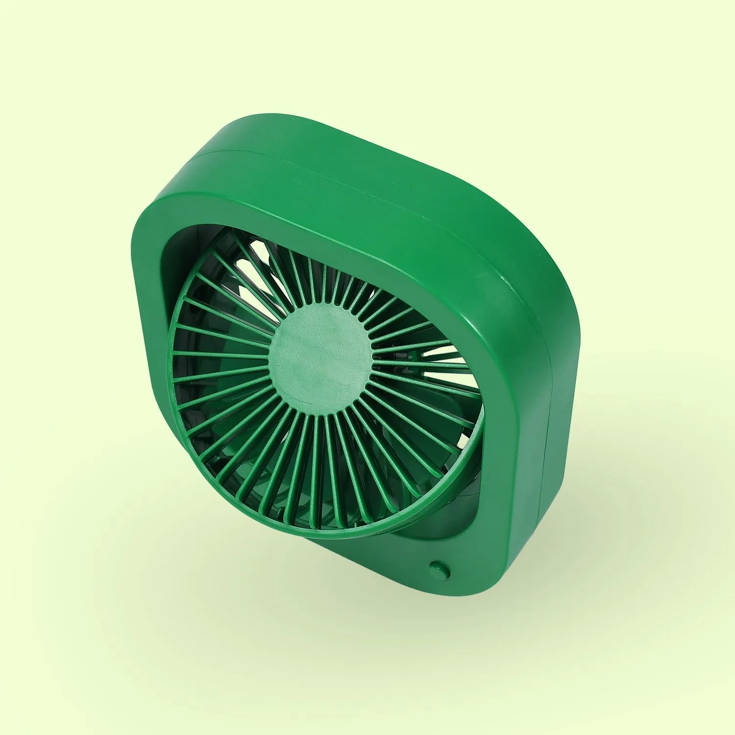 Portable USB Fan - Rechargeable Fan with 2 Speeds, 180 Rotating Rechargeable Fan, Quiet Personal Fan for Travel in the Car Outdoors (Battery Not Include)