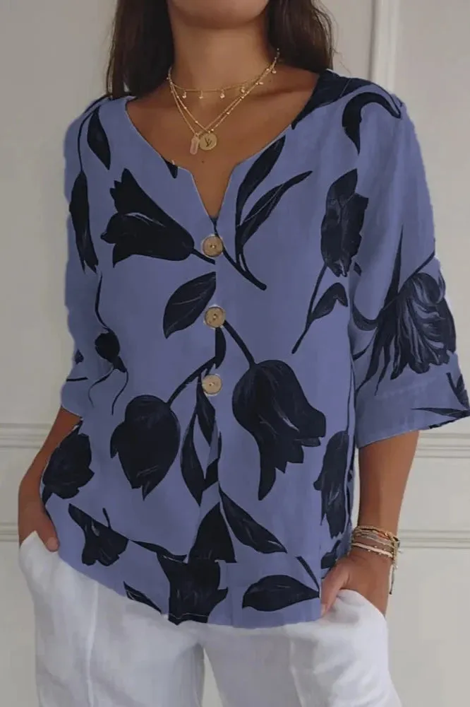 Saar | Elegant Floral Blouse