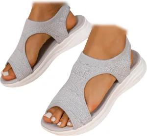 Sandals Women Comfortable Dressy Orthopedic Sandals Arch Support Breathable Summer Walking Slip On Orthotic Shoes